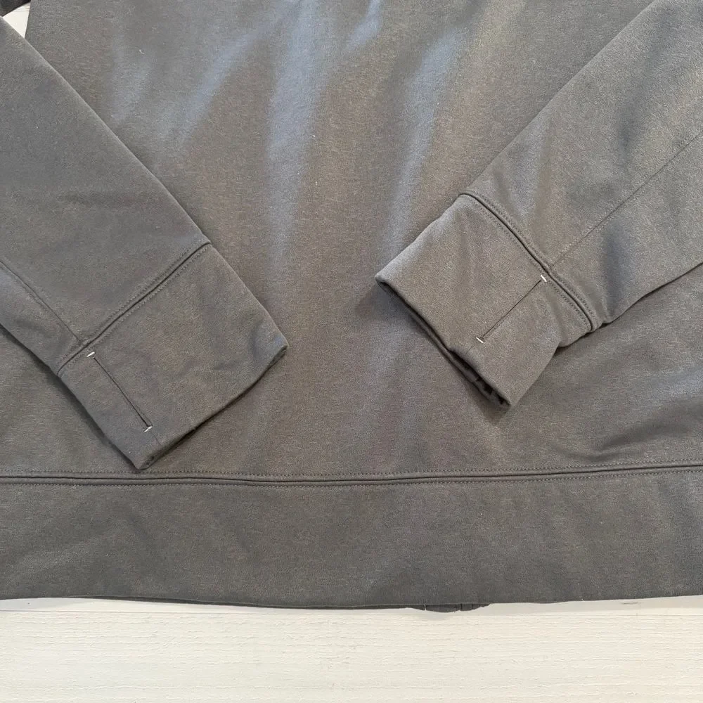 The North Face men's grey zip up‎ sweatshirt large